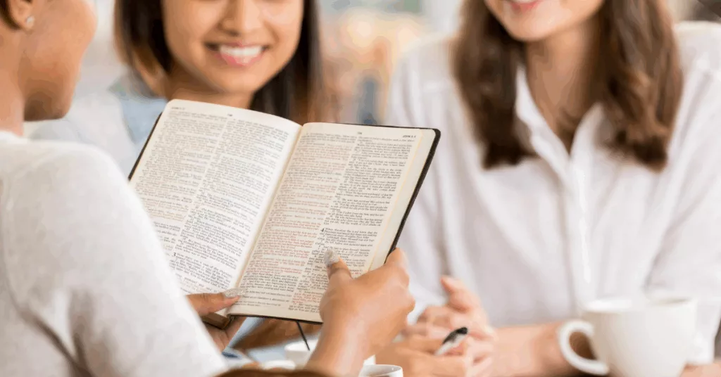 spiritual conversation between people