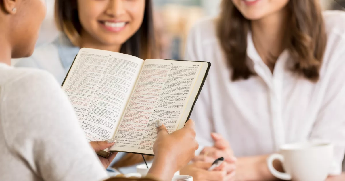 spiritual conversation between people