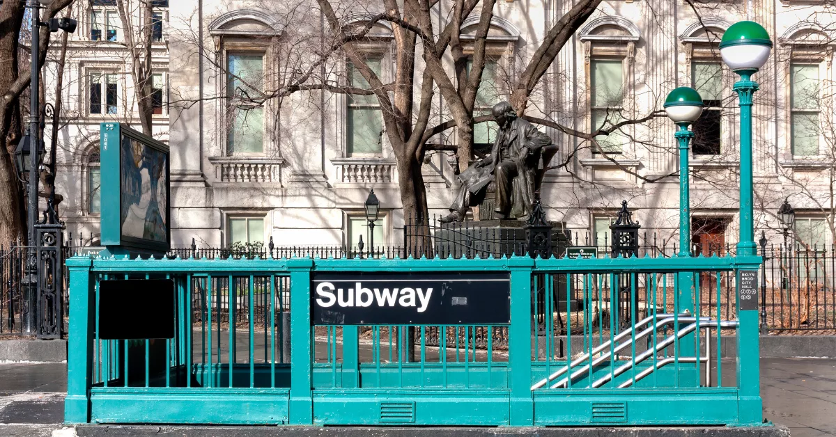 new york city subway entrance