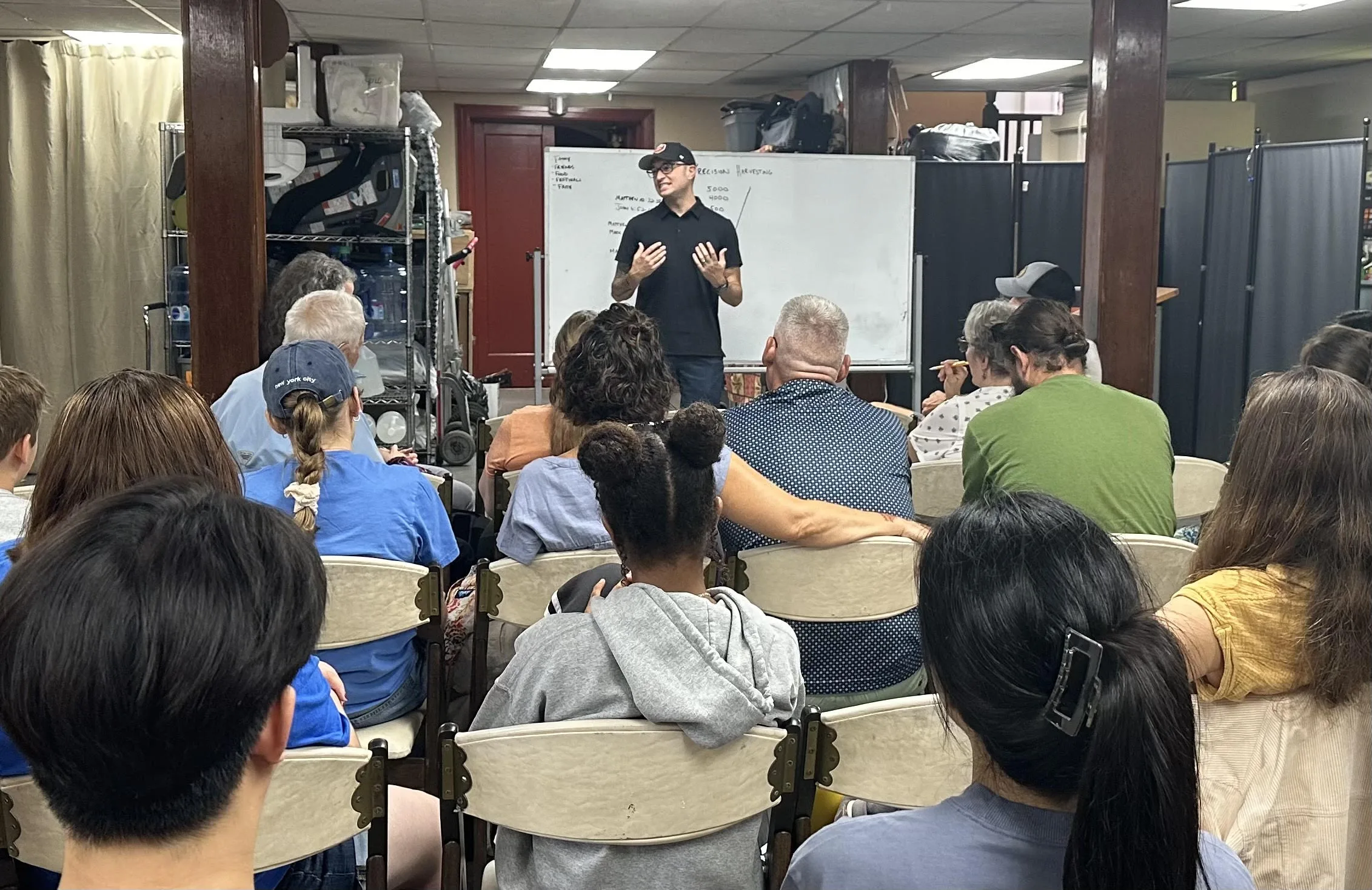 Christian mission trips training session
