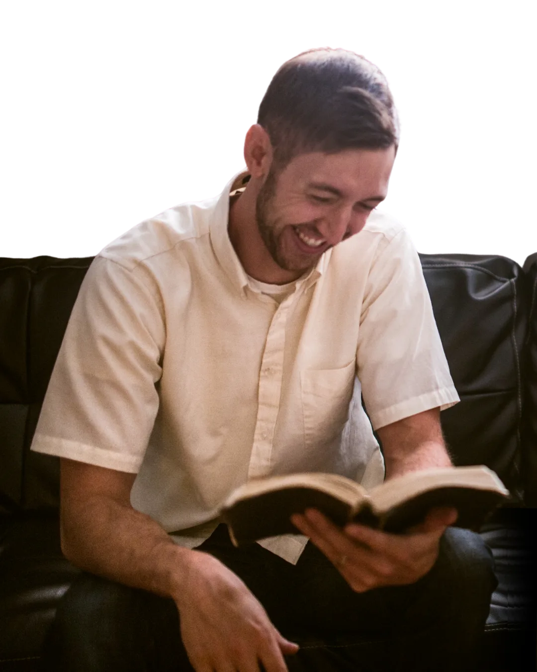 bivocational missionary reads bible