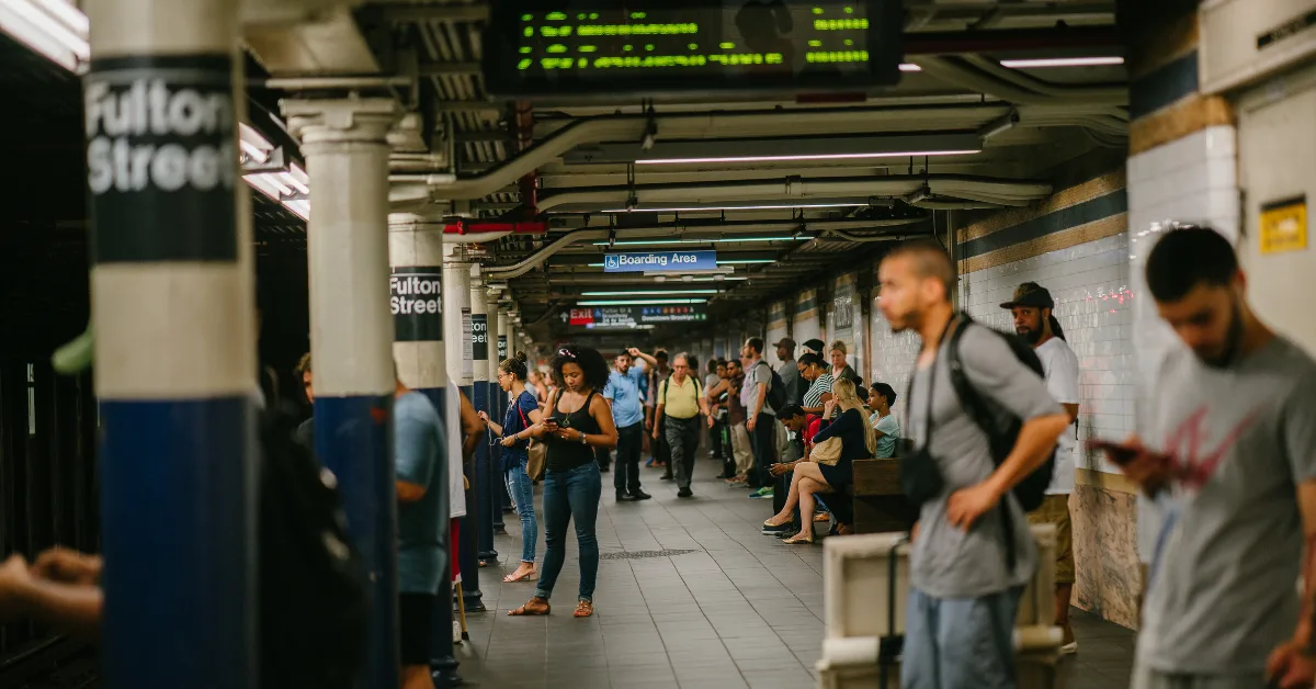 New York subway station