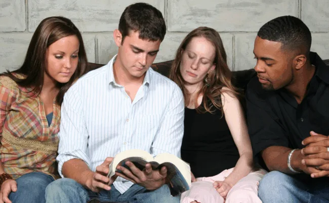 missionaries study bible