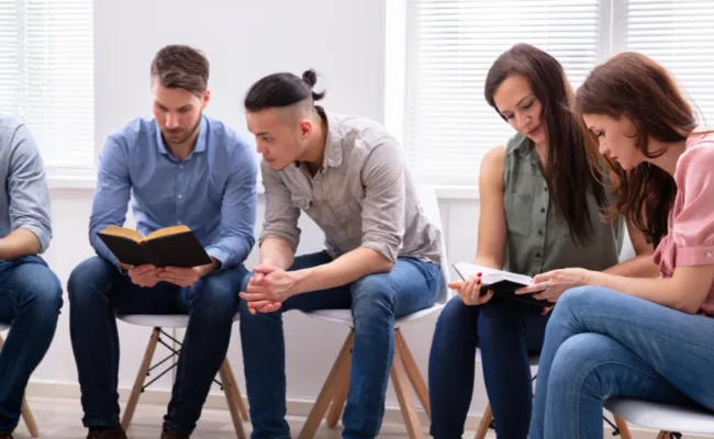 Christian Missionary Work doing Bible Study